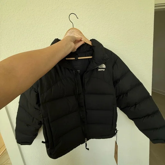 SKIMS Black Puffer Jacket